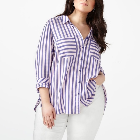 nwt melissa mccarthy tunic blouse shirt SOO SOFT - Picture 1 of 2